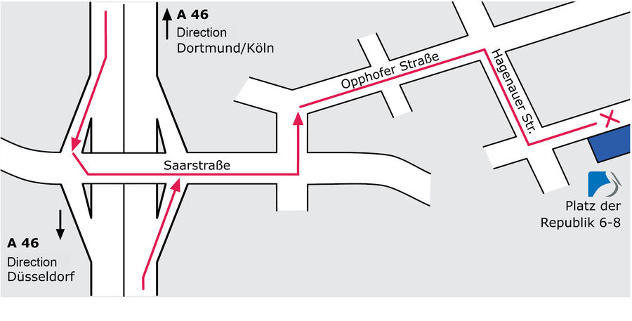 Anfahrtsbeschreibung zur Storch-Ciret Holding